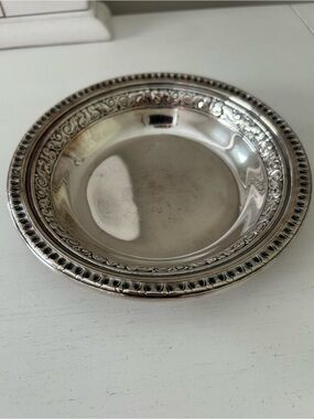 Reed & Barton Silver Plate  Ornate Round Accent Bowl